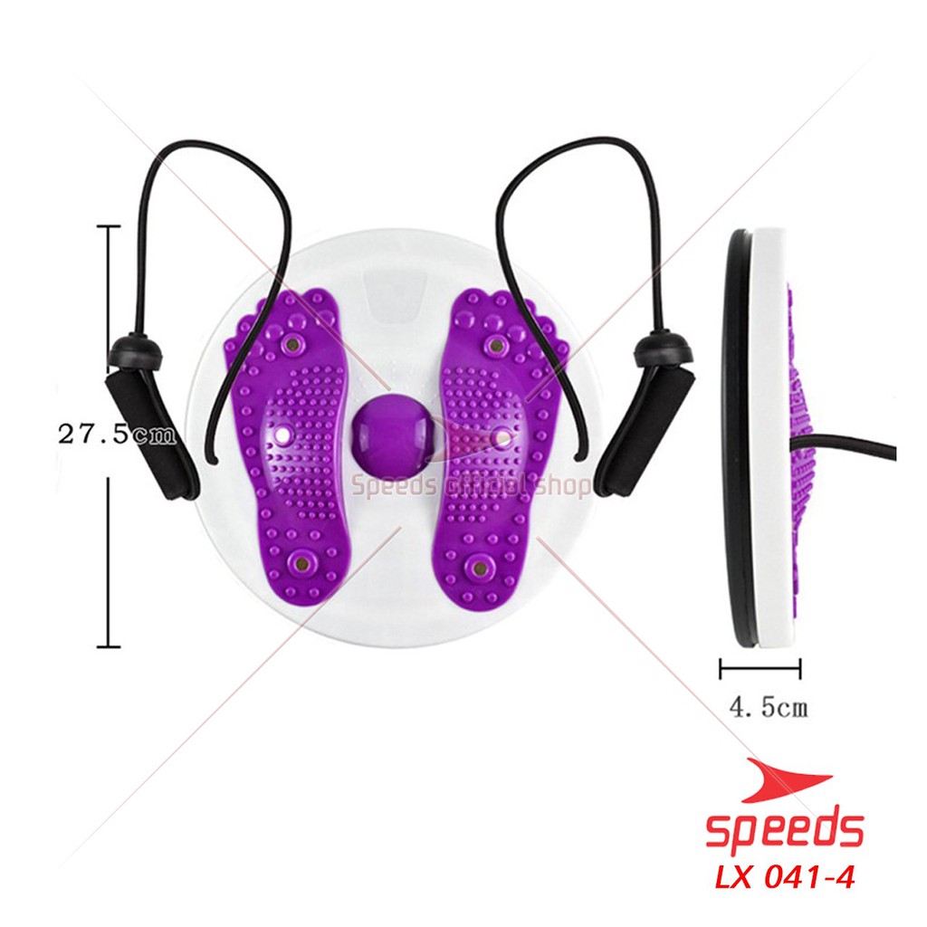 SPEEDS Magnetic Trimmer Jogging Body Plate Waist Twisting Dengan Tali Pengecil Pinggang LX 041-4