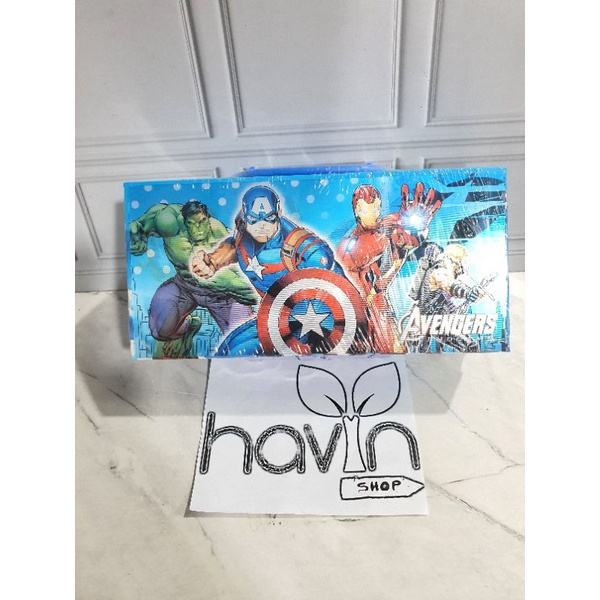 kotak pensil KODE 3 TINGKAT metalik 3dimensi/pencil case password/kotak pin-AVRNGER 3D
