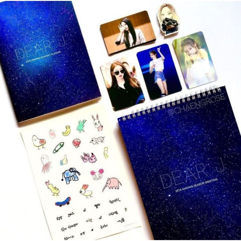 T-ARA Jiyeon 2018 Season's Greetings "Dear J" by Official Fansite Jingdot Amajing93