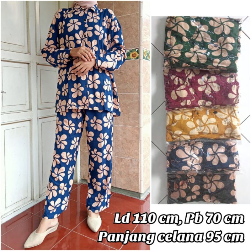 Setelan Rayon Panjang Wanita CPLP