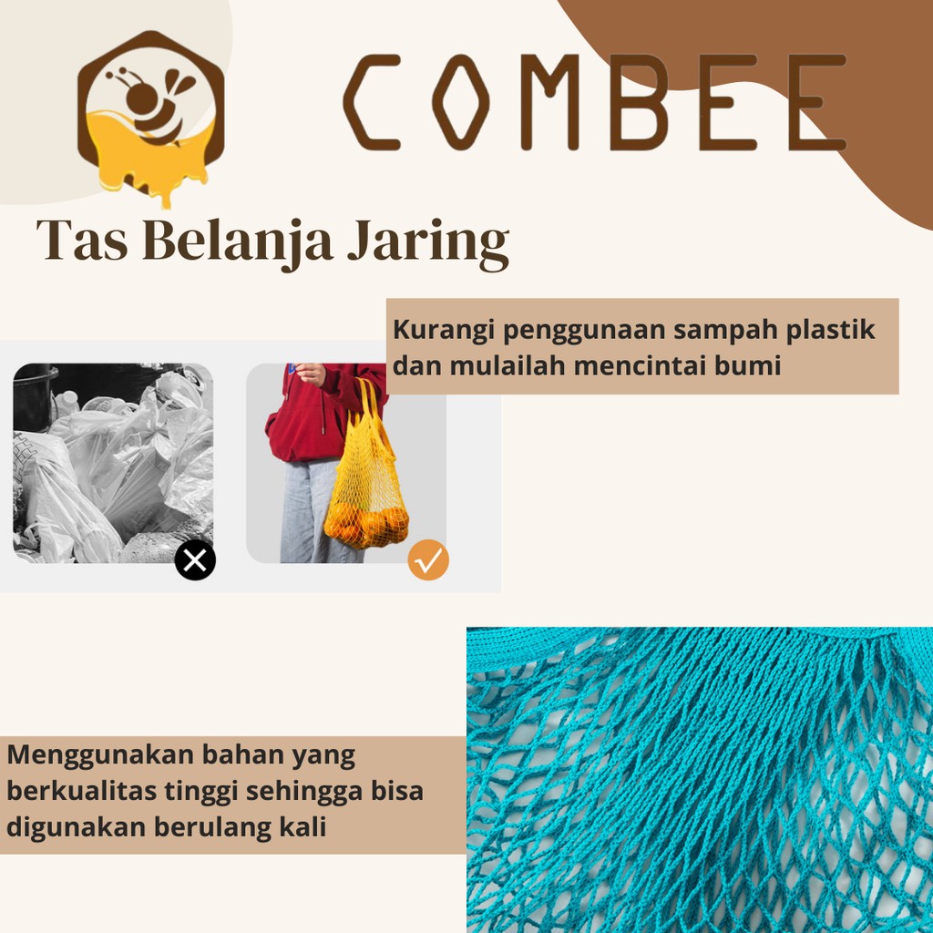 Tas Belanja Jaring / Serbaguna / Shopping Bag / Ramah Lingkungan