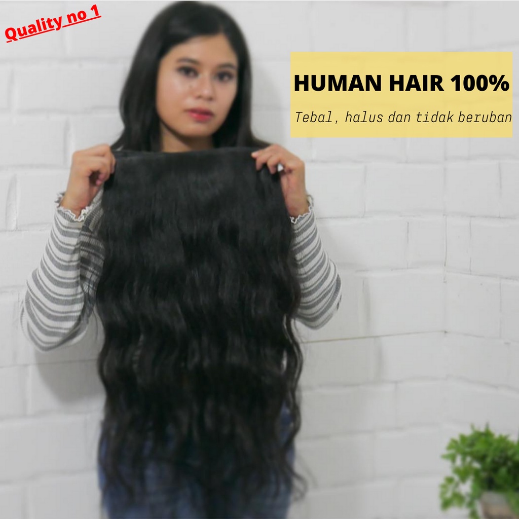 Hair clip Rambut Asli/ Hair Clip Human Hair nadiSSE