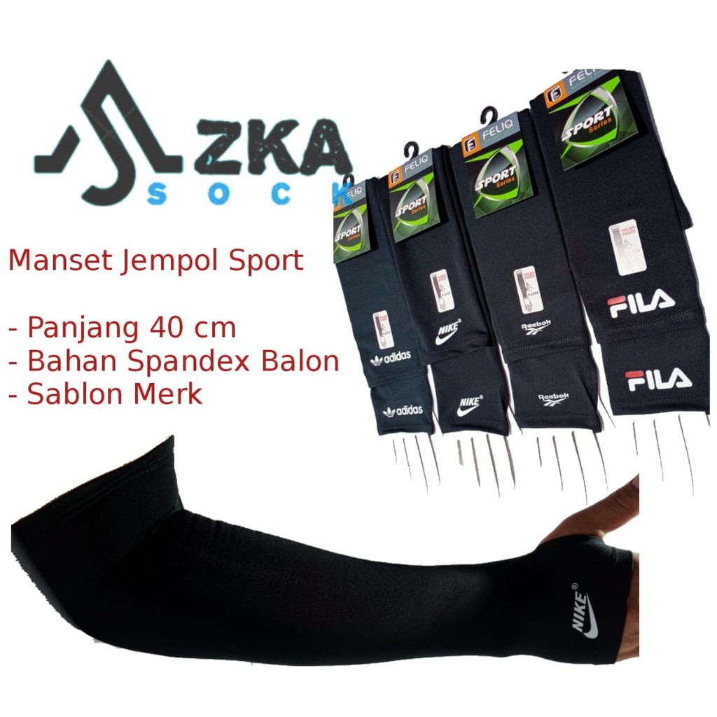 Manset Jempol Sport/Handsock Jempol Model Sport/Sarung Lengan