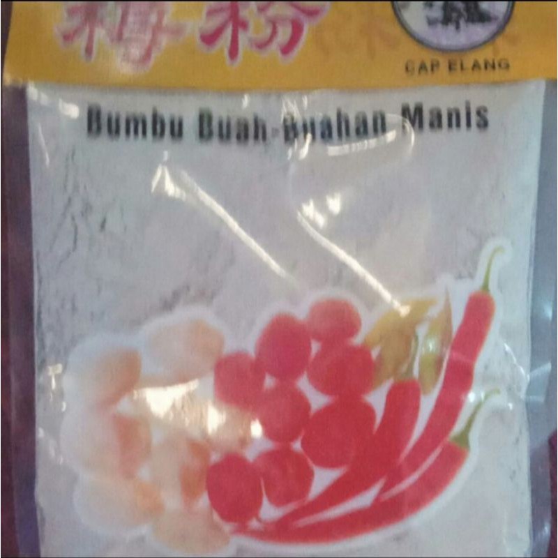 Bumbu Buah-Buahan Manis/Somboy Buah