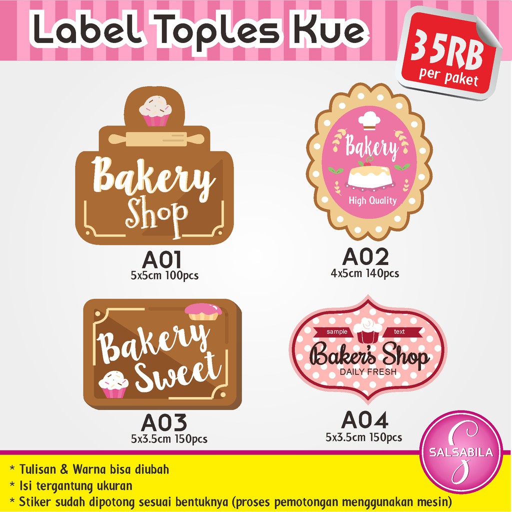 10+ Ide Stiker Kue Bolu Aneka Stiker Keren