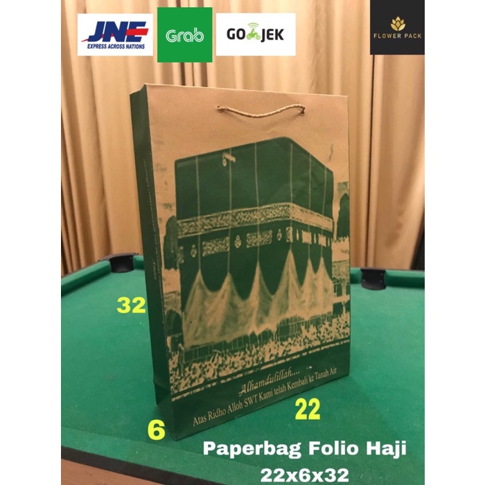 

Paperbag Folio Haji 22 x 6 x 32 Tas Kertas Umroh Souvenir Goodie Bag