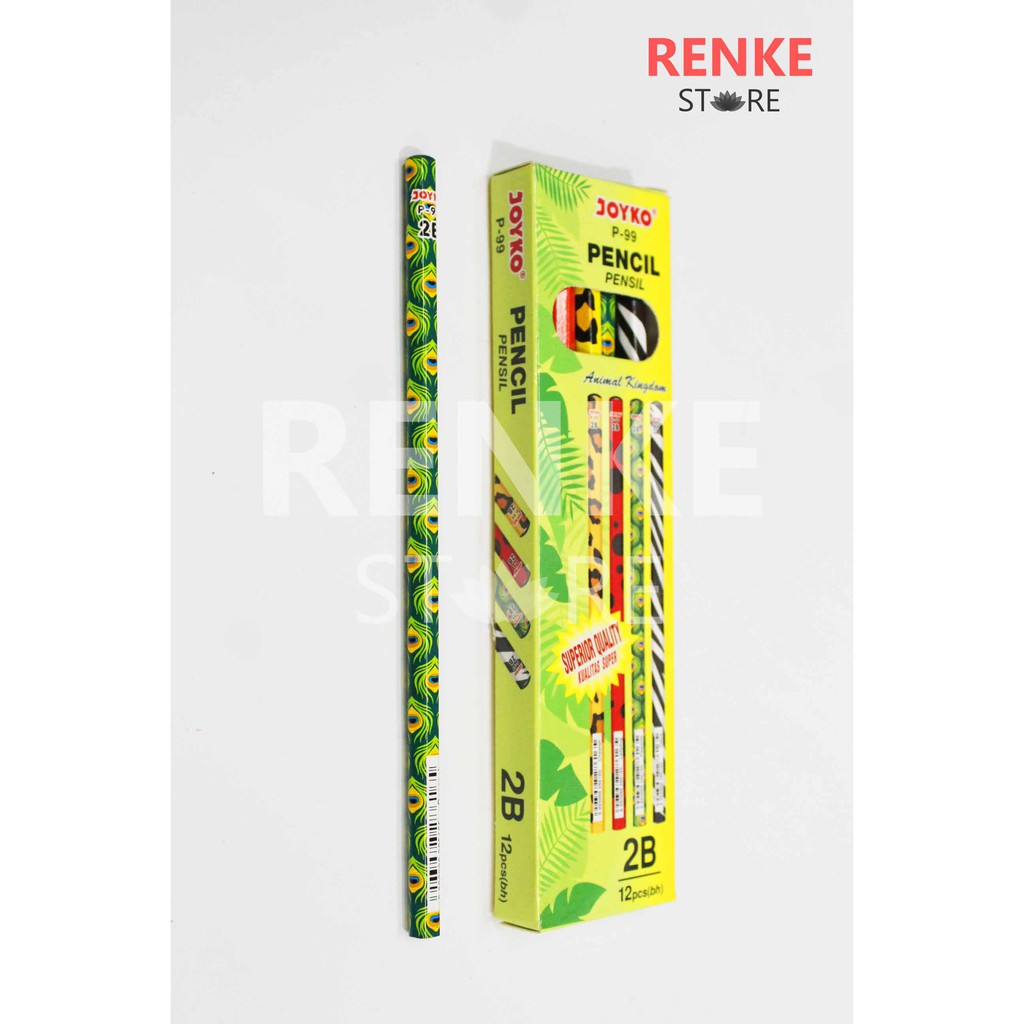 

Pensil 2B Joyko Motif Hewan / Binatang P-99
