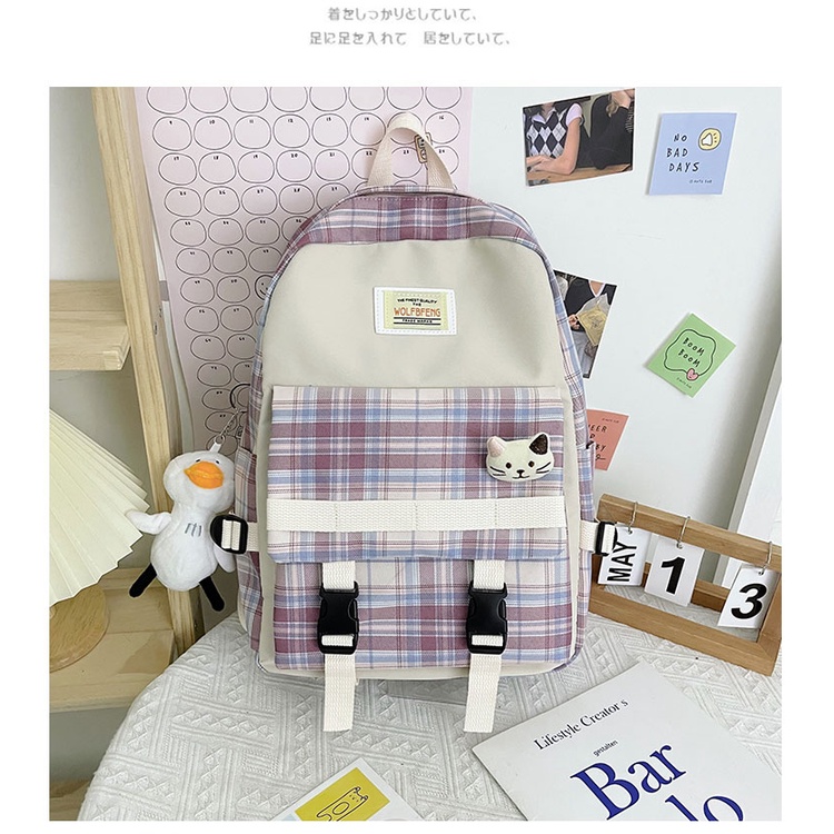 Tas Sekolah Korean Style Tas Ransel Wanita Backpack Korea Fashion Tas Wanita