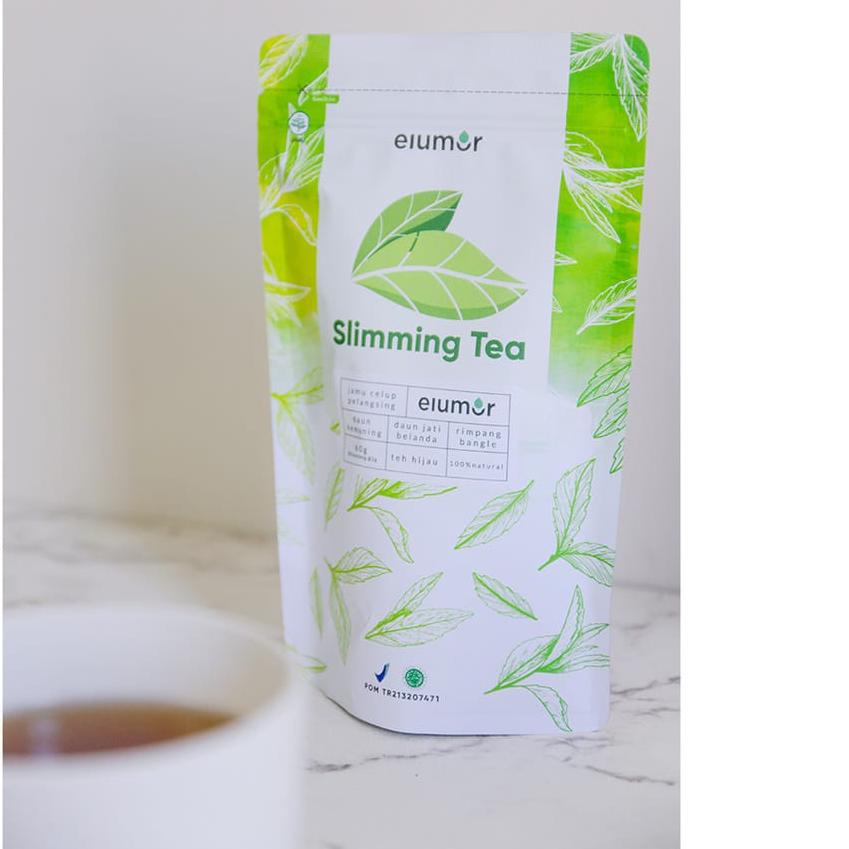 ✳ elumor paket langsing diet anti ribet slimming capsule + slimming tea ۞