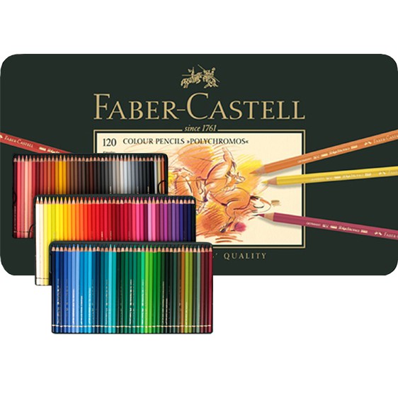 Faber-Castell Polychromos Pencil 120 Tin