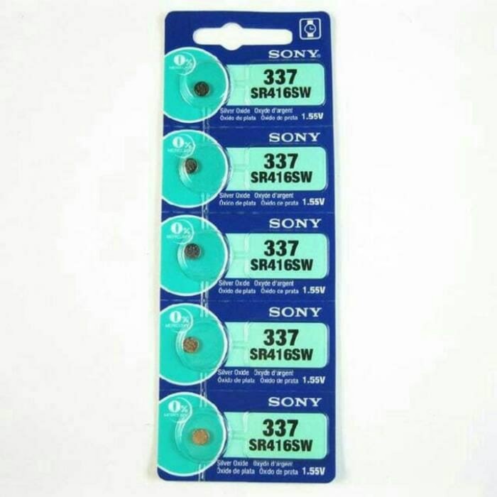 Batu Baterai / Batre Jam Tangan Sony 337 / SR 416 SW Per 1 PCS Original Awet Best Seller