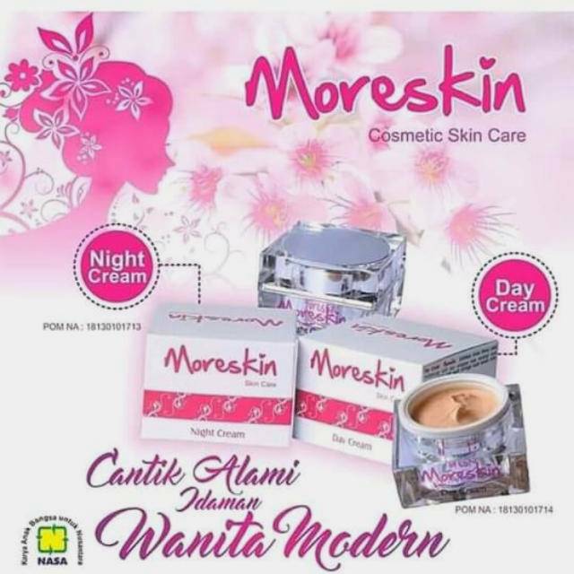 Moreskin night cream & Day cream