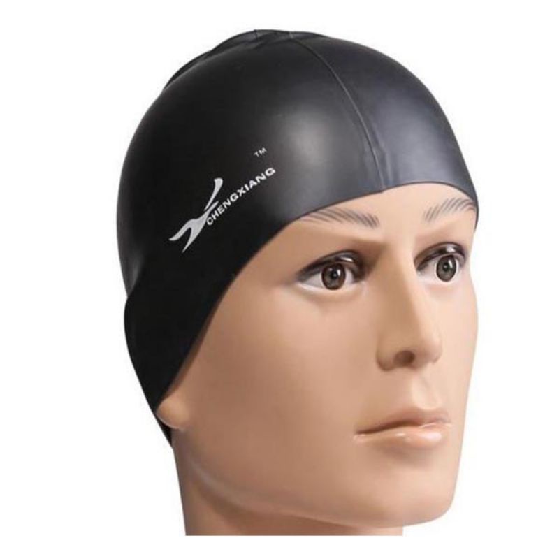 topi renang dewasa swimcap Unisex -Black