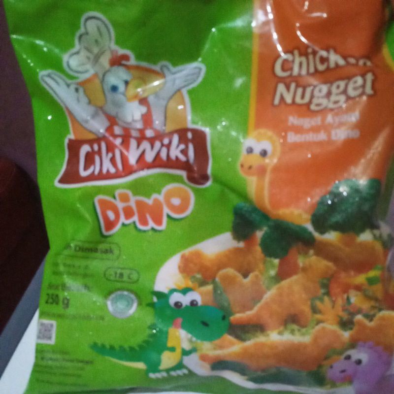 

Chiki Wiki nungget Dino 250gr