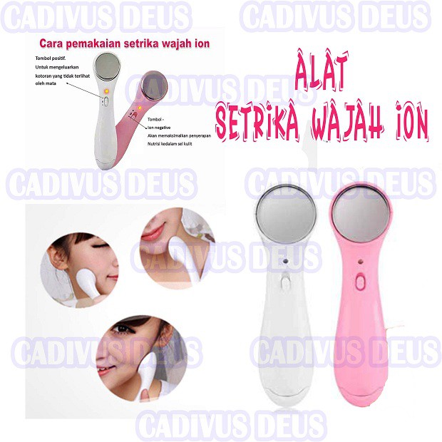 SETRIKA WAJAH / ION MASSAGER