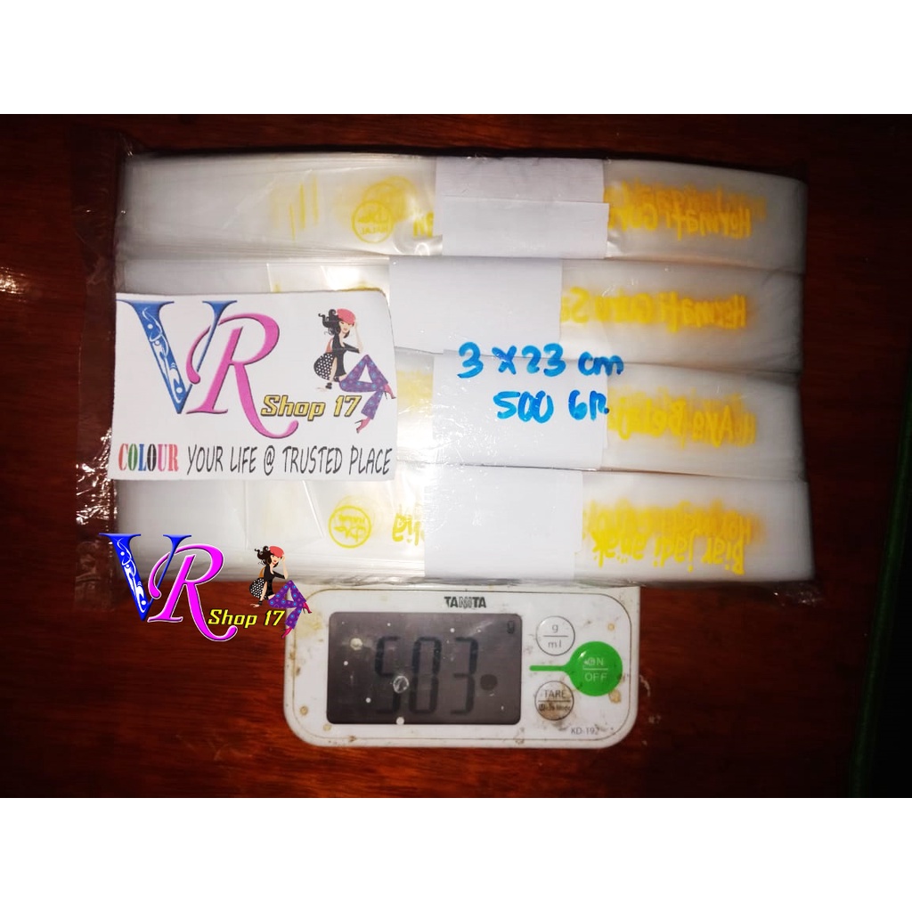 Plastik PE Es Mambo Spidol Unik Lucu / Es Lilin Sablon Warna Tulisan Mix Warna 500 gr