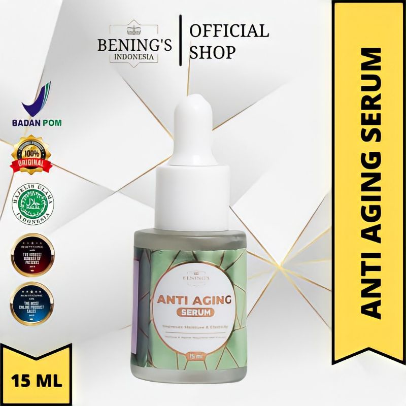 BENING'S SKINCARE PAKET EXLUSIVE/PAKET BRIGHTENING/PAKET ACNE ORIGINAL BY DR. OKY PRATAMA-ANTI AGING SERUM