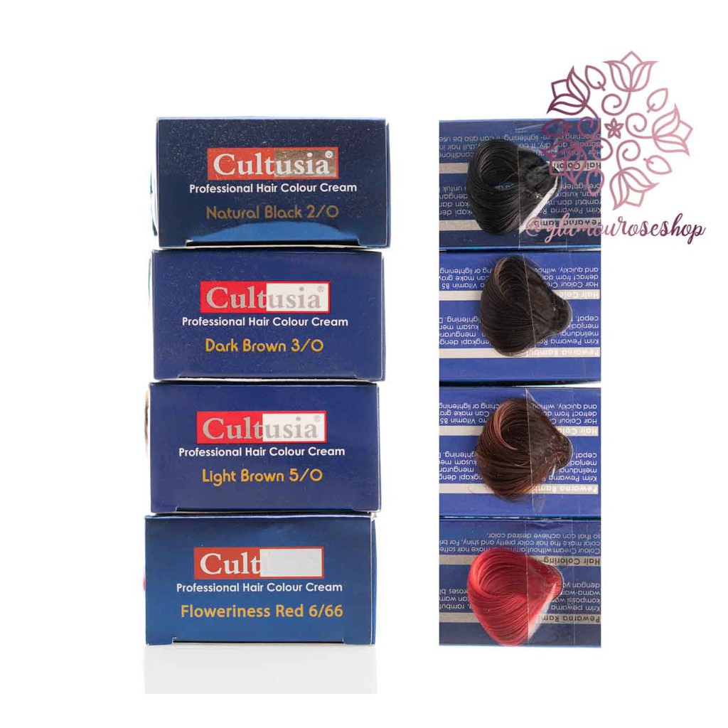 Cultusia Hair Color Cream - Cat Rambut Cultusia 60ml