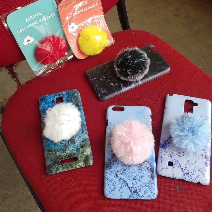 Silicon casing hardcase soft oppo a7 a3s f9 a71 a83 marble popsocket