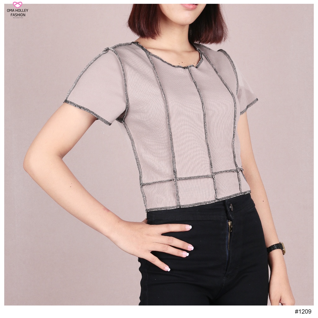 (COD) OH Fashion Kimi Blouse Knitt #1209