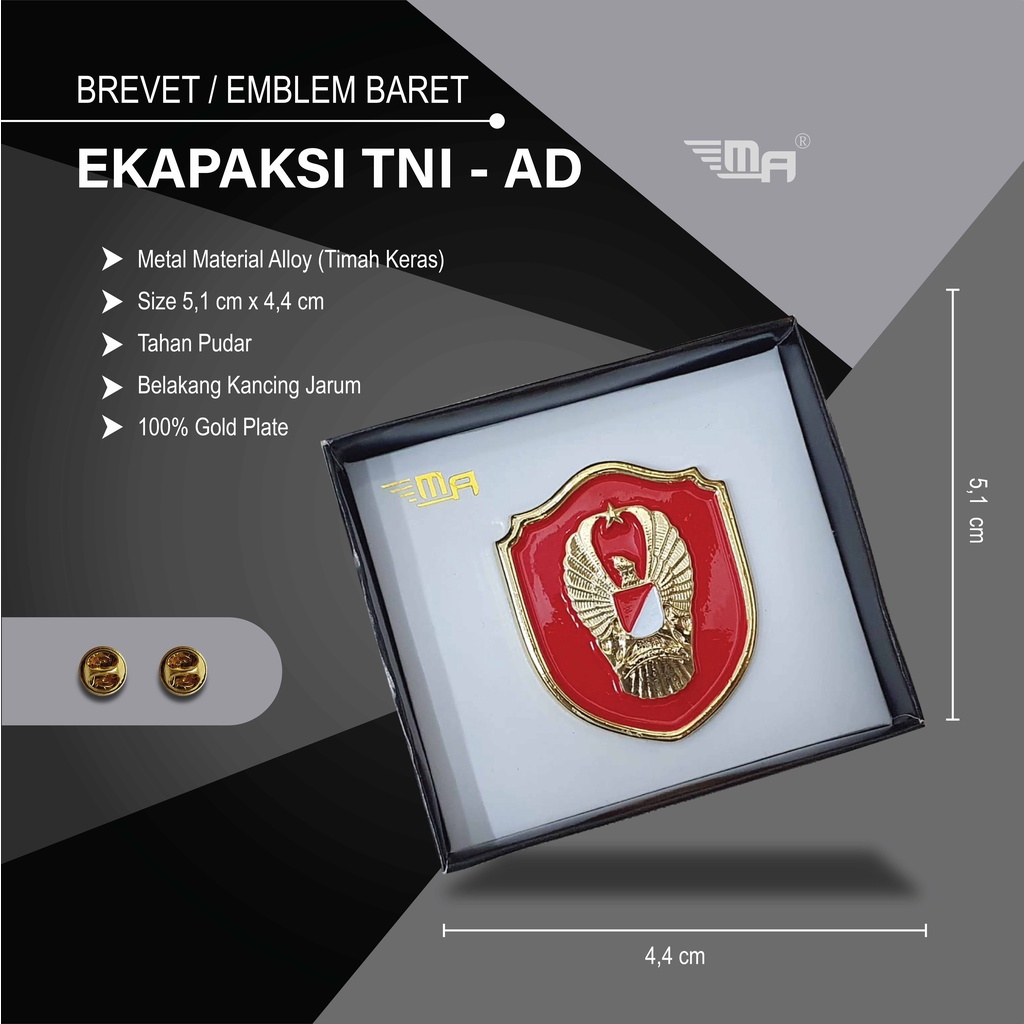 EMBLEM TNI AD BRIVET BREVET TNI AD
