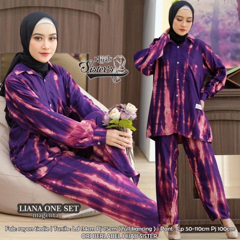 liliana one set ori hijab sister