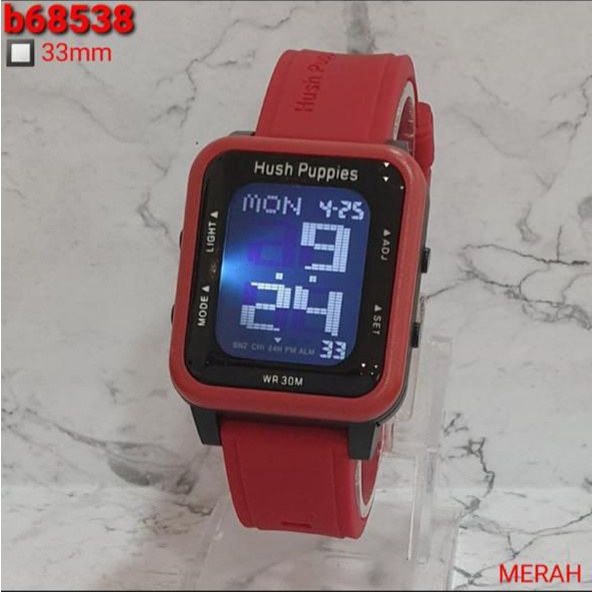 (SS) JAM TANGAN WANITA DIGITAL STRAP RUBBER HP-68538