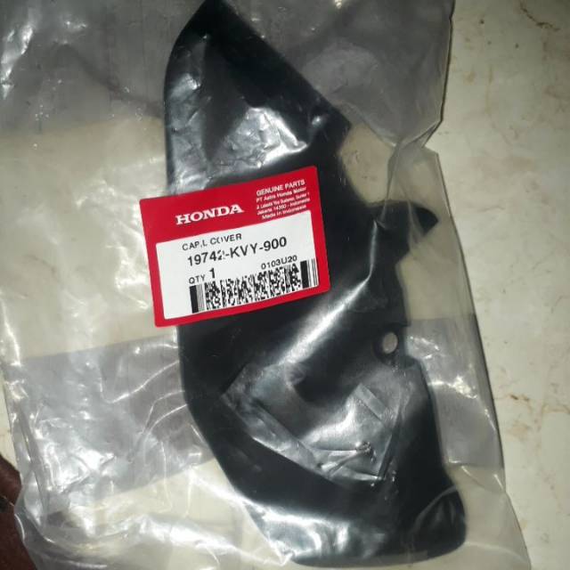 Cover tutup CVT luar ,Cap L Bak CVT Beat Karbu 19742KVY900  Beat karbu oroginal AHM