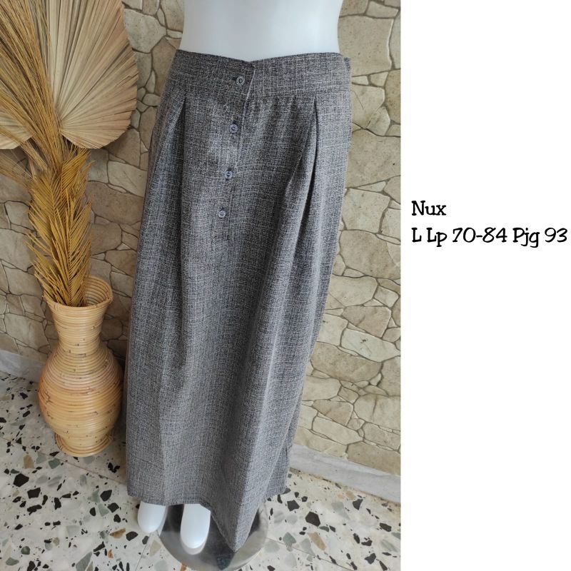 ROK PANJANG / LONG SKIRT POCKET NUX BRANDED MATAHARI MURAH RKNX008