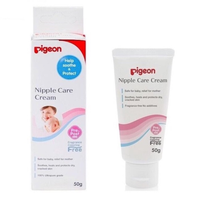 PIGEON NIPPLE CARE CREAM 50g &amp; 10g