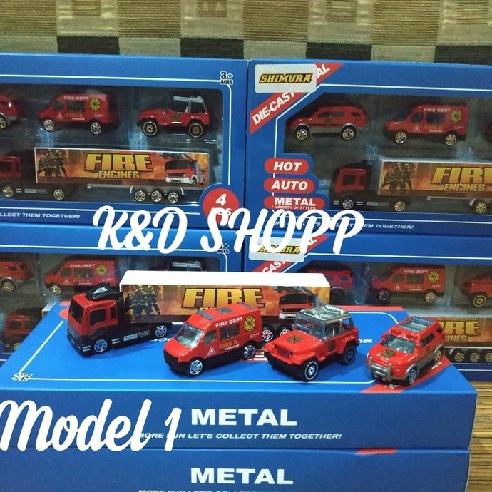 Diecast Truck-Diecast Trailer-Mainan Mobil Truk-Miniatur Truck-Truck - Termurah 