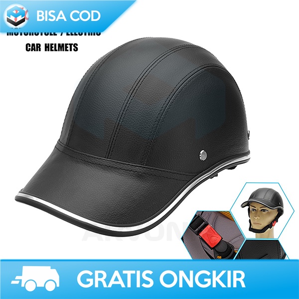 HELM SEPEDA MOTOR ROADBIKE CATOK MODEL BASEBALL CAP TAFFSPORT ORIGINAL