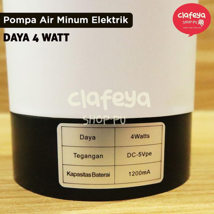 Pompa Galon Elektrik Recharge USB Dispenser Air Galon FOMSONIC/NUMAN