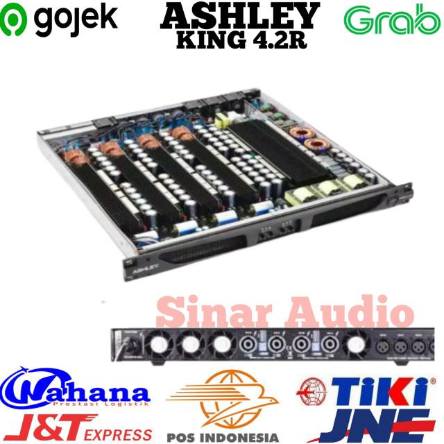 Power Ashley King 4.2R Amplifier 4 Channel Class D Origina Product