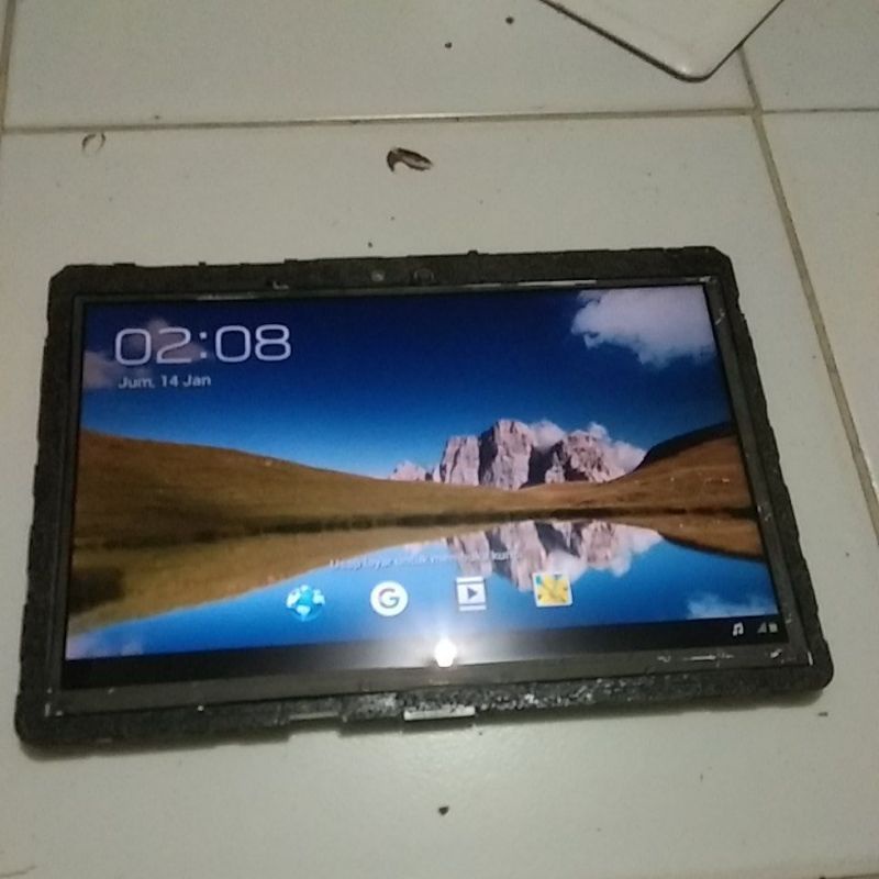 lcd tanpa touchcren samsung tab gt p5100 p5110 p5113  ori copotan