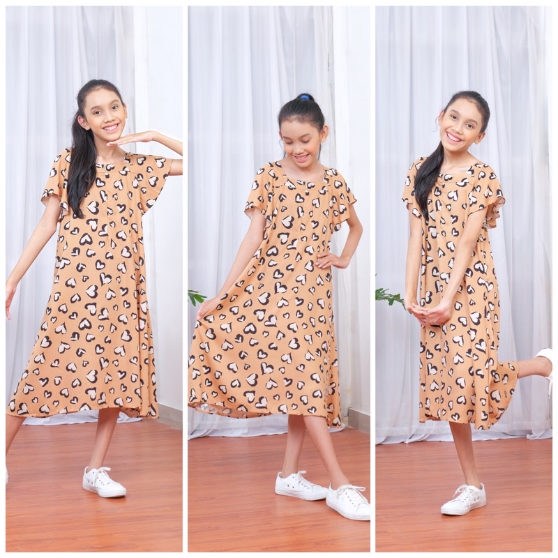 Daster Anak 8-13th Home Dress Anak Tanggung Daster Remaja