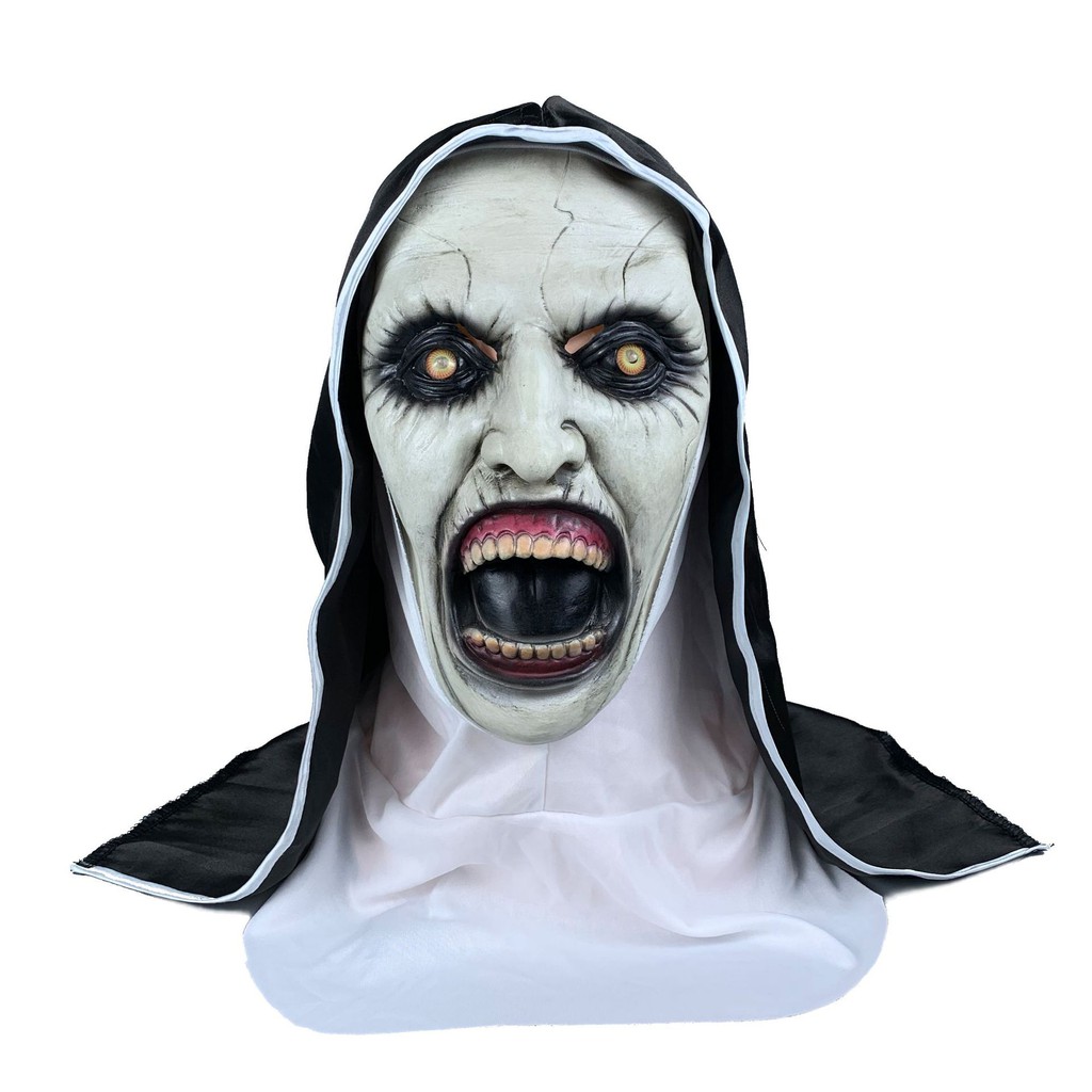 TOL-03 topeng latex karet halloween hantu setan valak ghost mask