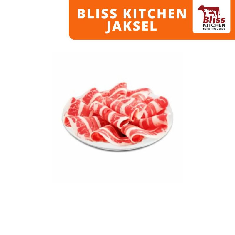 

Thin US Sliced Beef 1mm / US Shortplate Shabu Beef Slice 250gr 1mm