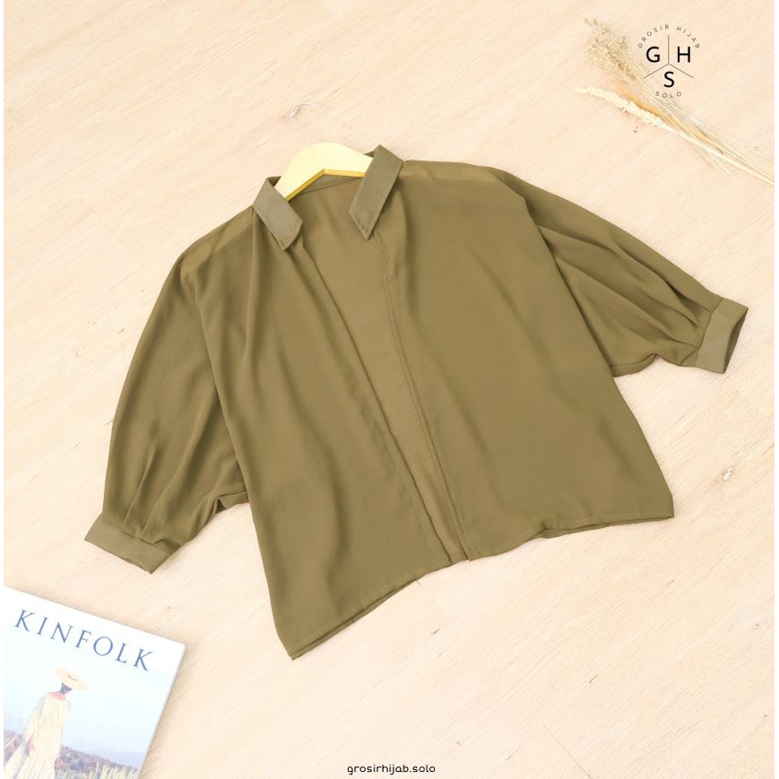 (AMD) CARDIGAN ZOLLA BATWING OUTER ATASAN WANITA CERUTI-CD ZOLLA ARMY