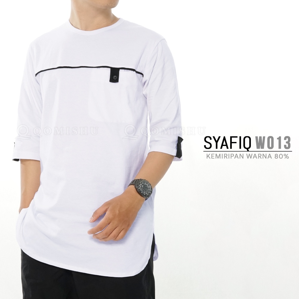 QOMISHU Kurta Basic Kaos Katun Combed SYAFIQ