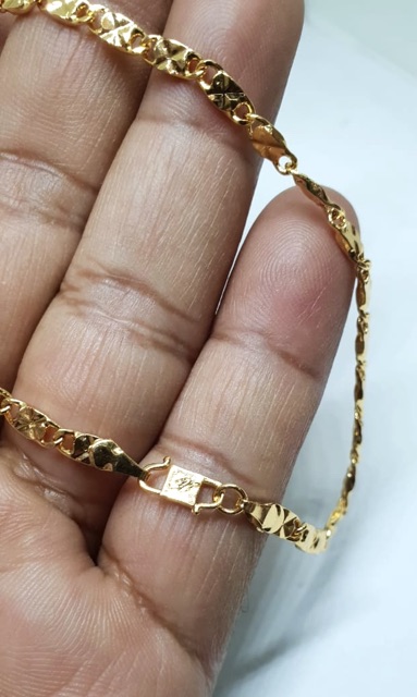 Kalung wanita model selepan lapis emas yaxiya replika emas