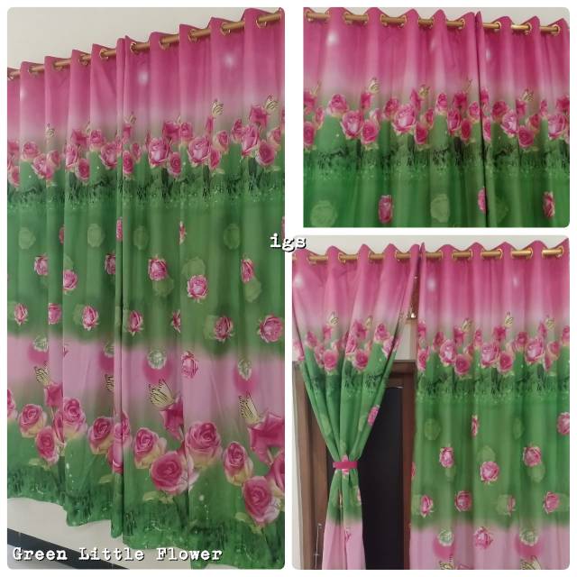 Gorden ring Green little flower