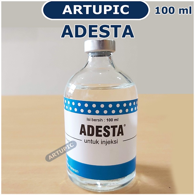 Adesta 100 ml Pelarut Obat Aquades Injeksi Vaksin Medion Hewan