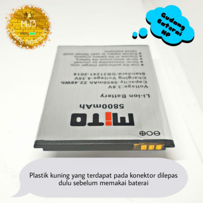 Baterai battery batre bat mito BA000118 BA 000118 A73