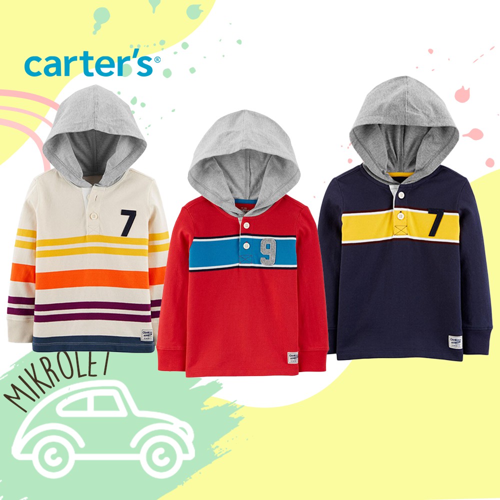 Oshkosh Tshirt Hoodie Anak Laki-laki Branded Original