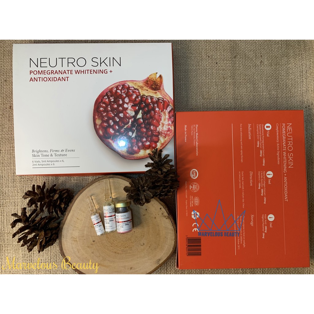 Neutroskin pomegranate dan Cacstus Fruit + Avocado Whitening Immune System Boost