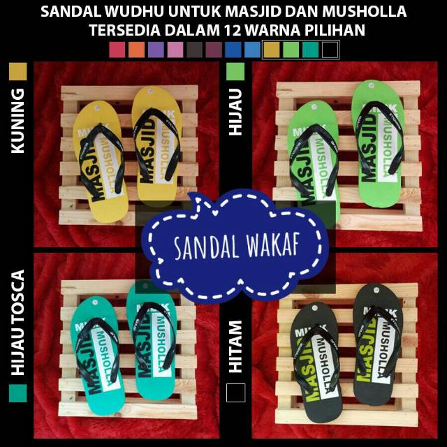 Promo!!!Sandal Mesjid/Musholla (10 pasang)