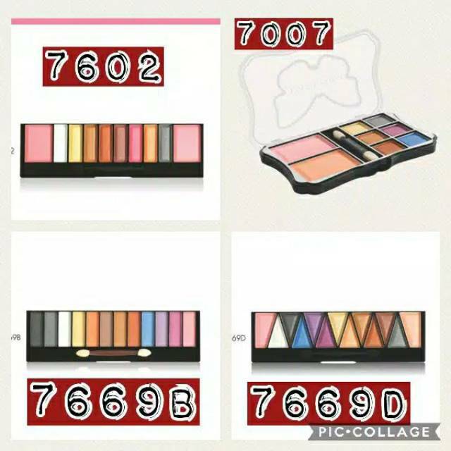 EYE SHADOW IMPLORA EYE SHADOW PALETTE