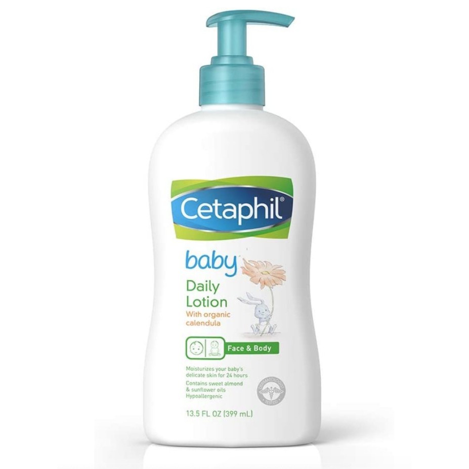 Cetaphil Baby Daily Lotion Organic Calendula 399ml - Lotion Bayi