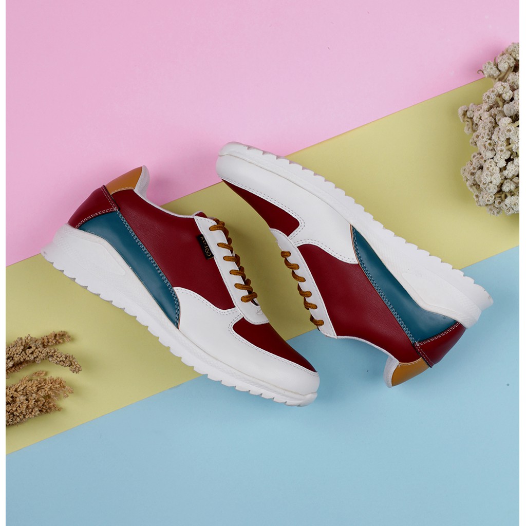 LEXA MAROON |FORIND x Favshoes| Sepatu Sneakers Original Simple Wanita/Cewek/Women Snikers Footwear